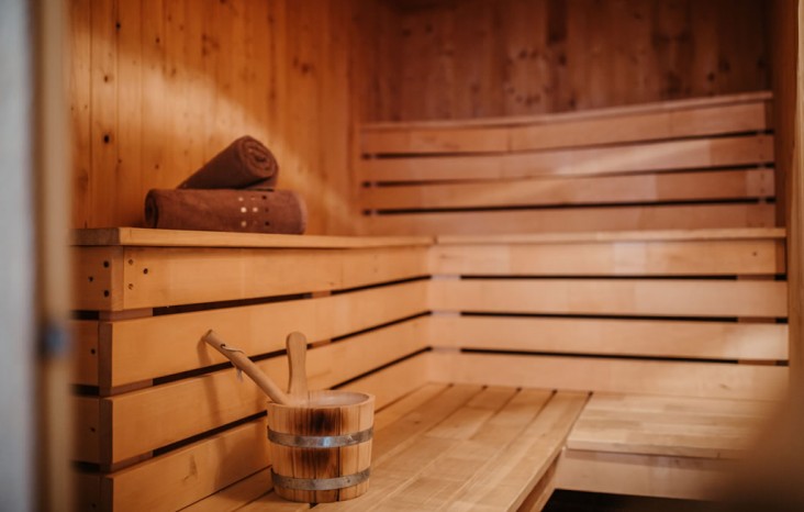 Sauna im Ferienhaus