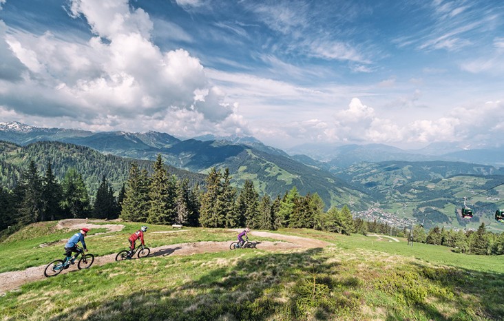 MTB-Downhill-Park an der Gondelbahn Flying Mozart © Wagrain-Kleinarl